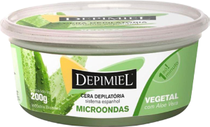 Cera Depilatória Depimiel Pearls Vegetal Microondas C/ Aloe Vera Sistema Espanhol 200g