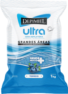 Cera Depilatória Depimiel Ultra Gold Topazio Blueberry 1kg