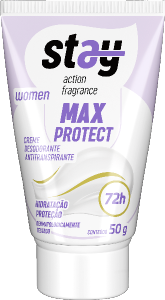Desodorante Creme Stay Max Protect Woman 72h Bisnaga 50g