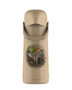 Garrafa Térmica Magic Pump Pressão Decorada 1l Bandeiras Termolar Ref 8790ban23