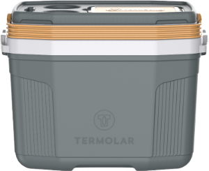 Caixa Térmica Suv 20l Cinza/Amarelo Termolar Ref 59290