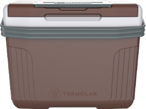 Caixa Térmica Suv 8l Marrom Café Termolar Ref 58446