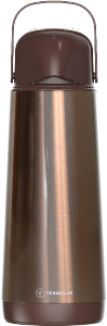Garrafa Térmica Lúmina Pressão 1,8l Marrom Café Termolar Ref 58952