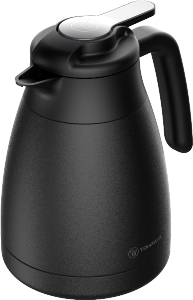Bule Térmico Garzón 1,2l Inox/Preto Termolar Ref 59151