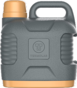 Garrafão Térmico Supertermo 5l Cinza/Amarelo Termolar Ref 59297