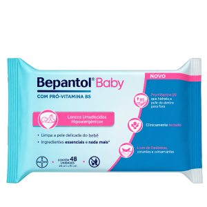 Lenços Umedecidos Bepantol Baby 48 Unidades