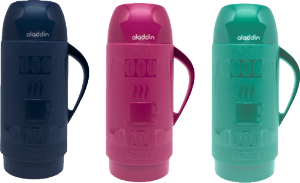 Garrafa Térmica Tradicional De Rolha 750ml Cores Sortidas Aladdin Ref 3110