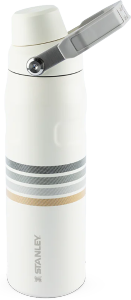 Garrafa Térmica Aerolight Fast Flow Varsity 710ml Cream Ash Stripes Stanley Ref 8480