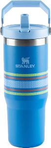 Garrafa Térmica Flip Straw Varsity 887ml Azure Strip Stanley Ref 8485