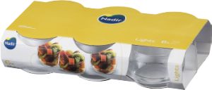 Conjunto De Tigelas Sobremesa Lights 310ml 6 Unidades Nadir Ref 8836