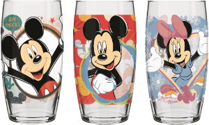 Copo Turma Do Mickey 300 Mililitros 12 Peças Referencia 7729