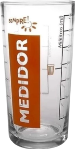 Copo Medidor De Vidro 390ml C/24 Unidades Nadir Ref 2603