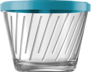 Tigela Amazon C/ Tampa 145ml Cores Sortidas Nadir Ref 4a049