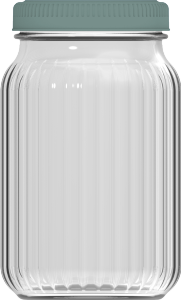 Pote Buriti C/ Tampa 1l Cores Sortidas Nadir Ref 9k050