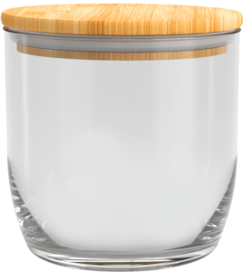 Pote Vert Bamboo C/ Tampa Hermética Bamboo 540ml Nadir Ref 9f065