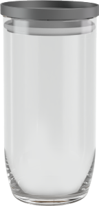 Pote Vert Basic C/ Tampa Hermética Plástico 1,2l Nadir Ref 9k065