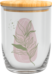 Pote Vert Bamboo Botanic C/ Tampa Hermética Bamboo 750ml Nadir Ref 9h065