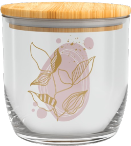 Pote Vert Bamboo Botanic C/ Tampa Hermética 540ml Bamboo Nadir Ref 9f065