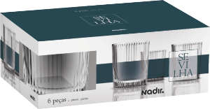 Conjunto De Copos Sevilha Rocks 350ml 6 Unidades Nadir Ref 2n054