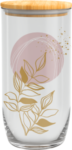 Pote Vert Bamboo Botanic C/ Tampa Hermética Bamboo 1,2l Nadir Ref 9k065