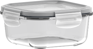 Pote Marinex Vedda Quadrado C/ Tampa Hermética 540ml Nadir Ref 6c050