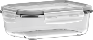 Pote Marinex Vedda Retangular C/ Tampa Hermética 1,045l Nadir Ref 6d048