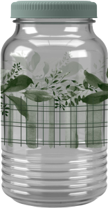 Pote Juá Decorado Cottage Home 1,5l Nadir Ref 9l051