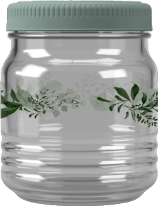 Pote Juá Decorado Cottage Home 500ml Nadir Ref 9f051