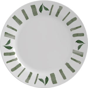 Prato Opaline Menu Sobremesa Decorado Cottage Home Ø19cm 24 Unidades Nadir Ref 5343