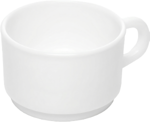 Xícara Opaline Chá 240ml Branco Nadir Ref 5d054
