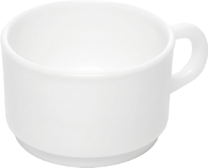 Xícara Opaline Café 85ml Branco Nadir Ref 5c054