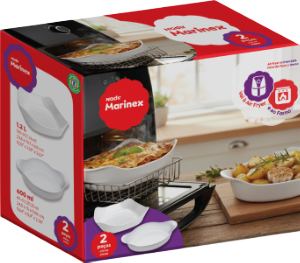 Conjunto De Assadeiras Opaline Airfryer 2 Peças Nadir Ref 9065