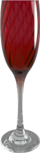 Taça Ravena Champanhe 190ml Vermelha Natal 12 Unidades Nadir Ref 7d770