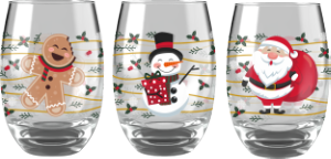Copo Aruba Natal Papai Noel 465ml 12 Unidades Nadir Ref J306