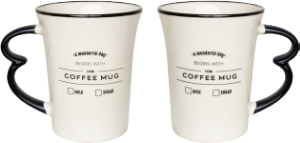 Caneca Easy Hot Drinks Coffee Mug Cerâmica 330ml 12 Unidades Oxford Ref 075896