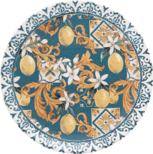 Pratos Sobremesa Biona Siciliano Cerâmica Ø19cm 12 Unidades Oxford Ref 5609