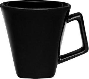 Caneca Quartier Cerâmica 270ml Preto E Branco 12 Unidades Oxford Ref 127401