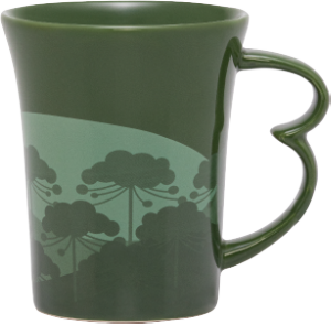 Caneca Easy Pinceladas Montanha Cerâmica 330ml 12 Unidades Oxford Ref 129274