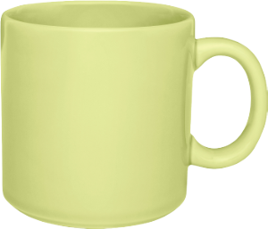 Caneca Biona Az12 Cerâmica 330ml Verde 12 Unidades Oxford Ref 139462