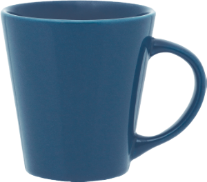 Caneca Biona Drop Cerâmica 250ml Azul 12 Unidades Oxford Ref 139547