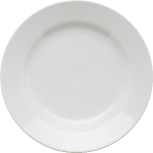 Prato Raso Biona Branco Cerâmica Ø24cm Oxford Ref 141992