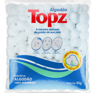 Algodão Topz 100% Hidrófilo Branco 95g
