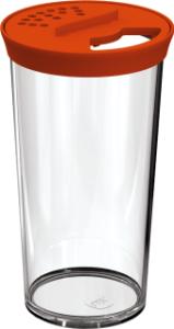 Farinheiro Cristal Grande Laranja Uz Referencia 304 - Laranja