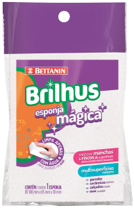Esponja Mágica Brilhus Branca Bettanin Ref Bt20101