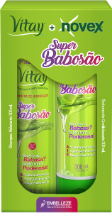 Kit Novex Vitay Super Babosão Shampoo 300ml + Condicionador 300ml