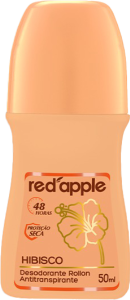 Desodorante Roll-On Red Apple Hibisco Proteção Seca Antitranspirante S/ Álcool 48h 50ml