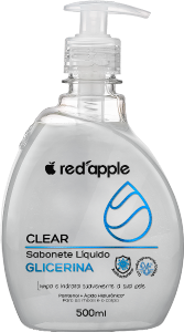 Sabonete Liquido Red Apple Glicerinado Clear 500ml