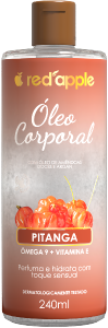 Óleo Corporal Red Apple Pitanga C/ Óleo De Amêndoas Doces E Argan Ômega 9 Vitamina E 240ml