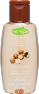 Óleo Corporal Red Apple Macadâmia C/ Óleo De Amêndoas Doces Ômega 9 Vitamina E 100ml