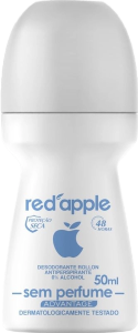 Desodorante Roll-On Red Apple Algodão Sem Perfume Proteção Seca Antitranspirante S/ Álcool 48h 50ml